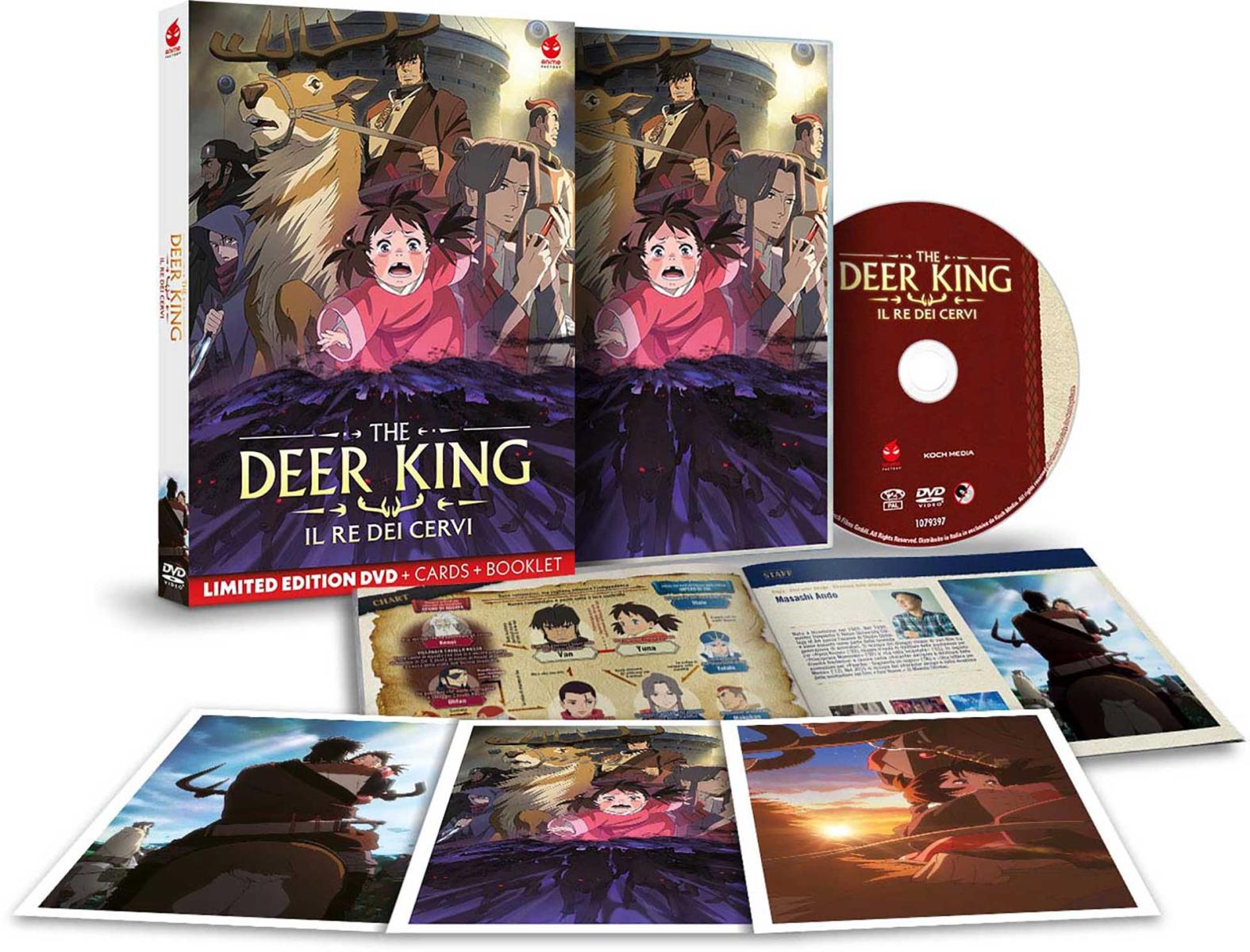 The Deer King - Il Re dei Cervi - Limited Edition DVD + Cards + Booklet (DVD) The Deer King - Il Re dei Cervi - Limited Edition DVD + Cards + Booklet (DVD)
