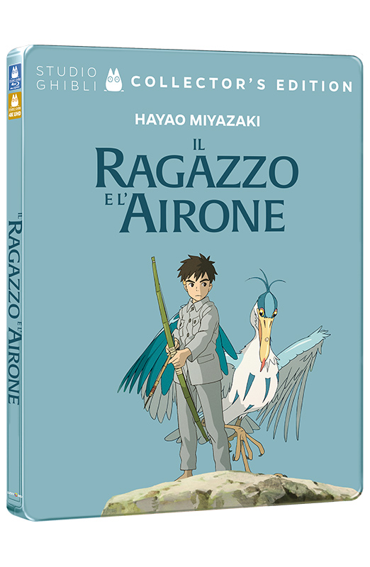 Il Ragazzo e l'Airone - Steelbook 4K Ultra HD + Blu-ray (Blu-ray) Cover