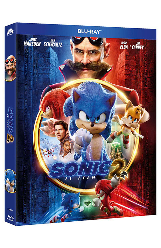 Sonic 2 - Il Film - Blu-ray (Blu-ray) Cover Sonic 2 - Il Film - Blu-ray (Blu-ray) Cover