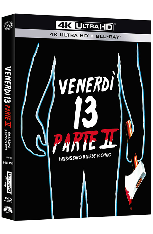 Venerdì 13 Parte 2 - L'Assassino ti Siede Accanto - 4K Ultra HD + Blu-ray (Blu-ray) Cover