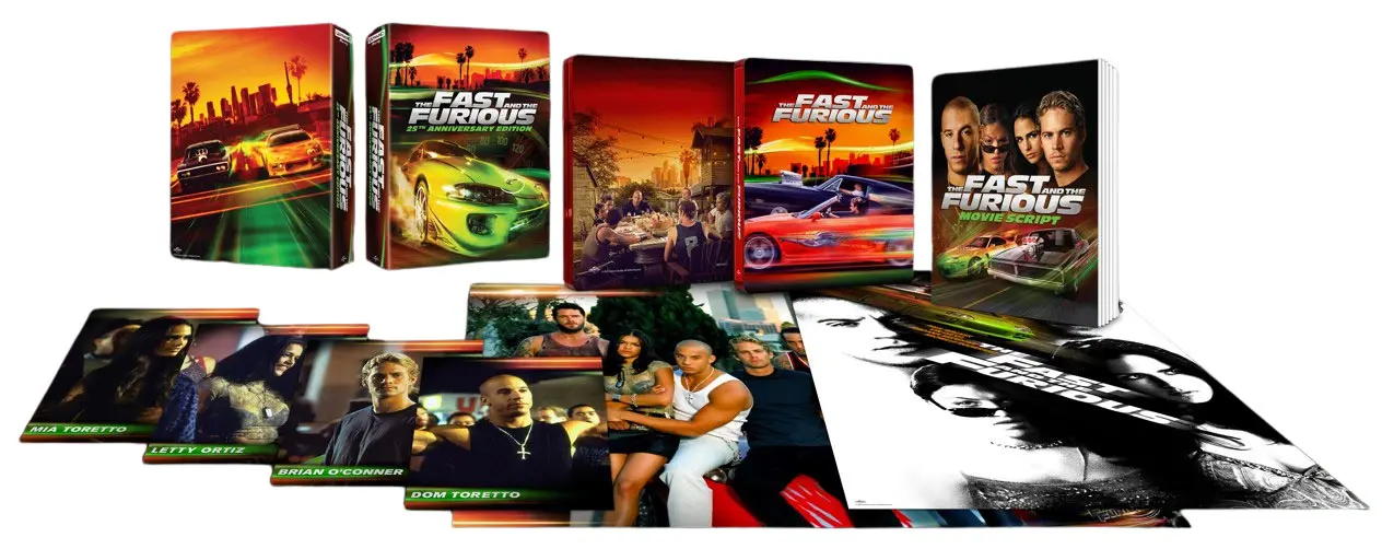 Fast & Furious - Collector's Edition - Steelbook 4K Ultra HD + Blu-ray + Poster + Cards + Booklet - Edizione 25° Anniversario (Blu-ray)