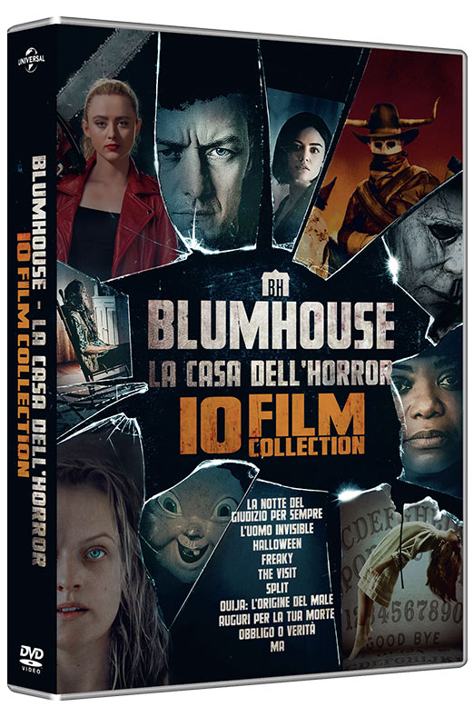 Blumhouse - La Casa dell'Horror - 10 DVD - 10 Film Collection (DVD) Advertisement, Poster, Person, Adult, Man