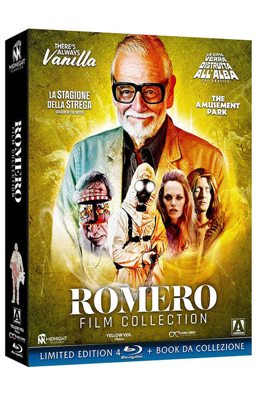 Romero Film Collection - Limited Edition 4 Blu-ray + Book da Collezione (Blu-ray) Cover