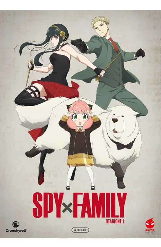 Spy x Family - Stagione 1 - Box Set Anime Factory 4 DVD (DVD)