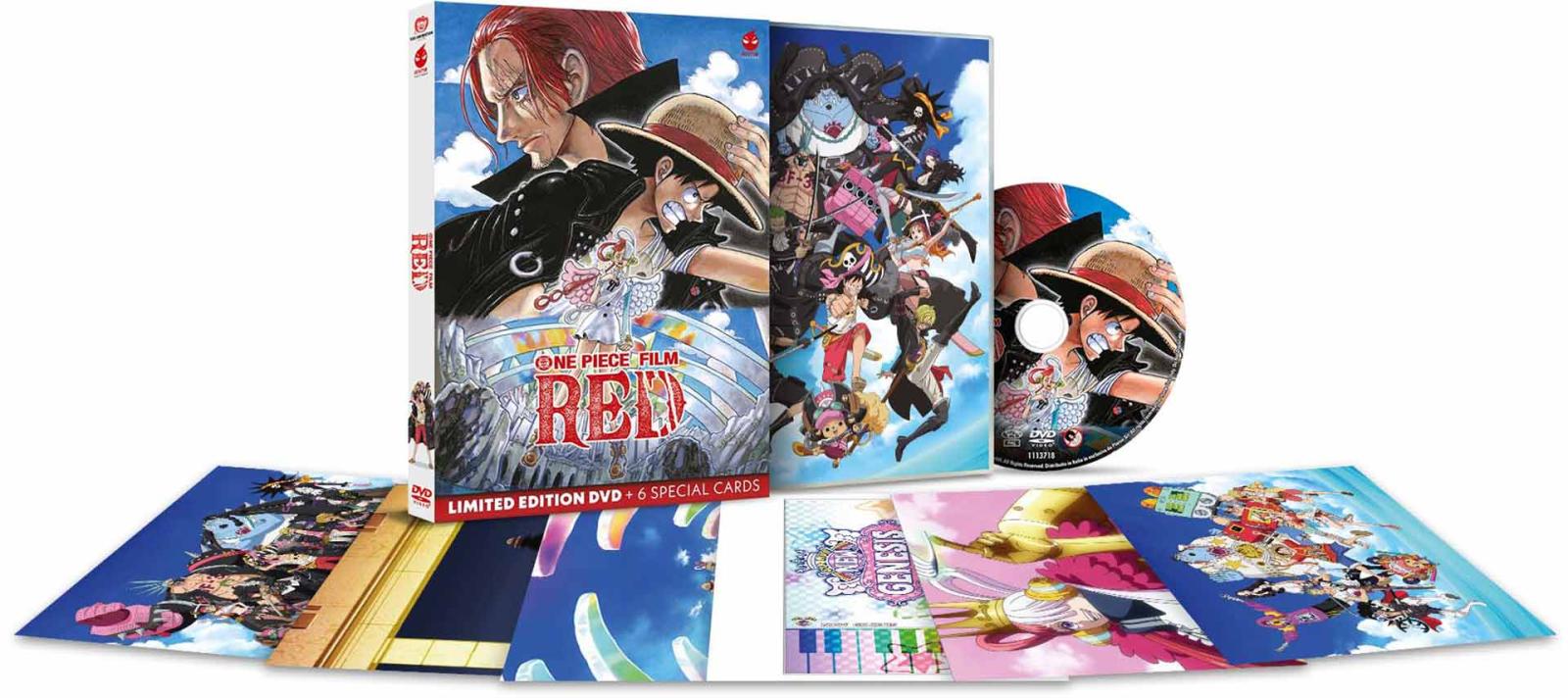 One Piece Film: RED - Limited Edition DVD + 6 Special Cards (DVD) Image 3