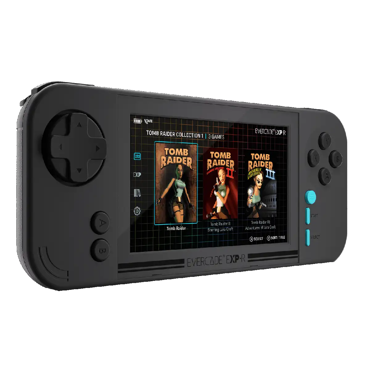 Evercade EXP-R + Tomb Raider Collection 1 Evercade EXP-R + Tomb Raider Collection 1