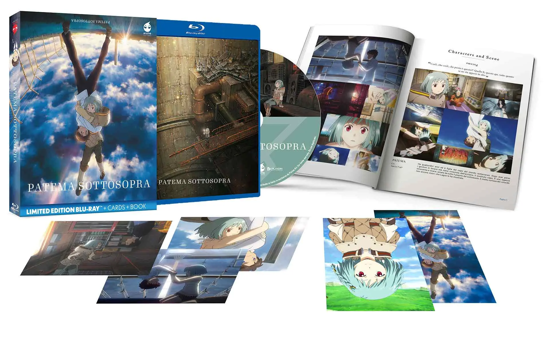 Patema Sottosopra - Limited Edition Anime Factory Blu-ray + Cards + Booklet (Blu-ray) Patema Sottosopra - Limited Edition Anime Factory Blu-ray + Cards + Booklet (Blu-ray)