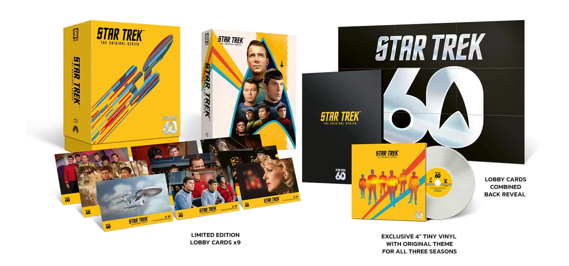 Star Trek: La Serie Originale - Collector's Edition 20 Blu-ray + Vinile + Cards da Collezione - Edizione 60° Anniversario - Serie TV Completa (Blu-ray)