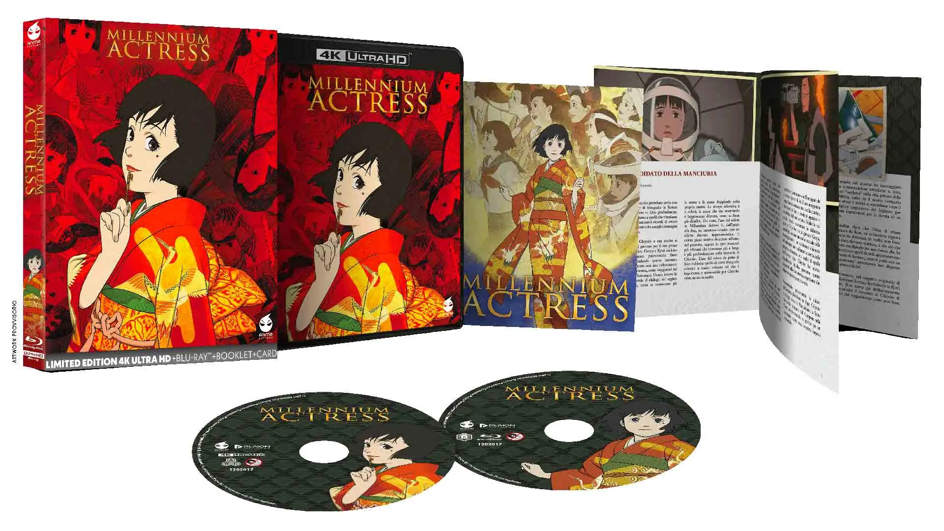 Millennium Actress - Limited Edition Anime Factory 4K Ultra HD + Blu-ray + Booklet + Card da Collezione (Blu-ray)