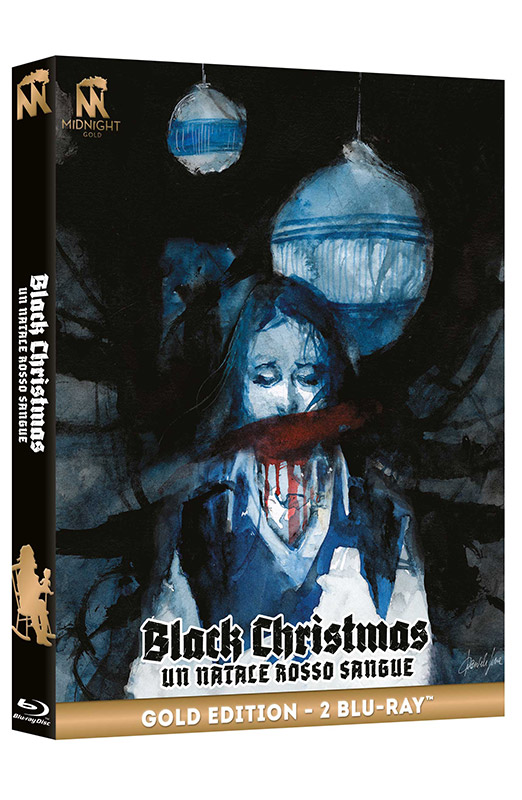 Black Christmas - Un Natale Rosso Sangue - Limited Edition Midnight Gold 2 Blu-ray + Booklet + Card - Edizione 50° Anniversario (Blu-ray) Cover