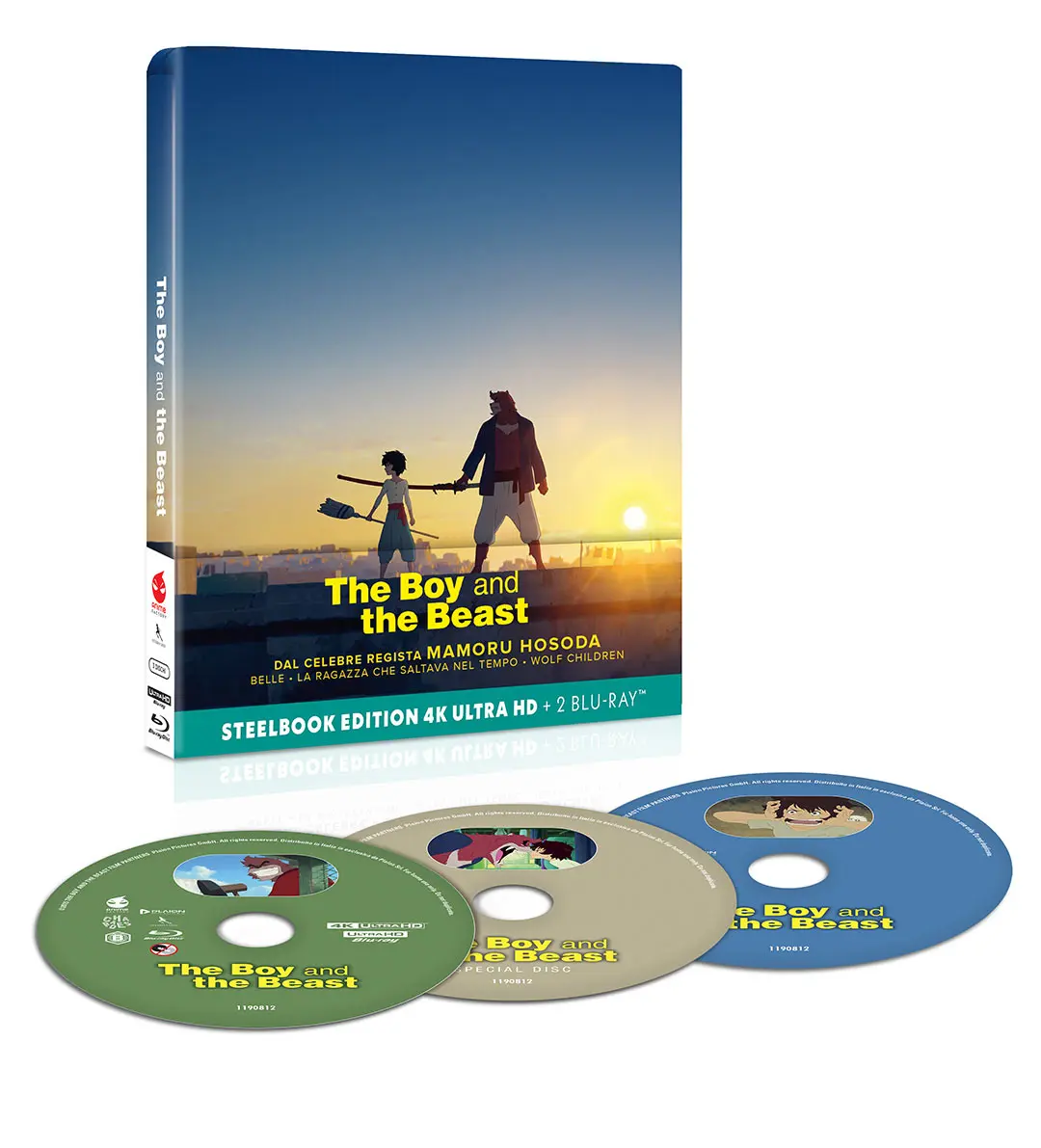 The Boy and The Beast - Steelbook Anime Factory 4K Ultra HD + Blu-ray + Blu-ray Bonus (Blu-ray)