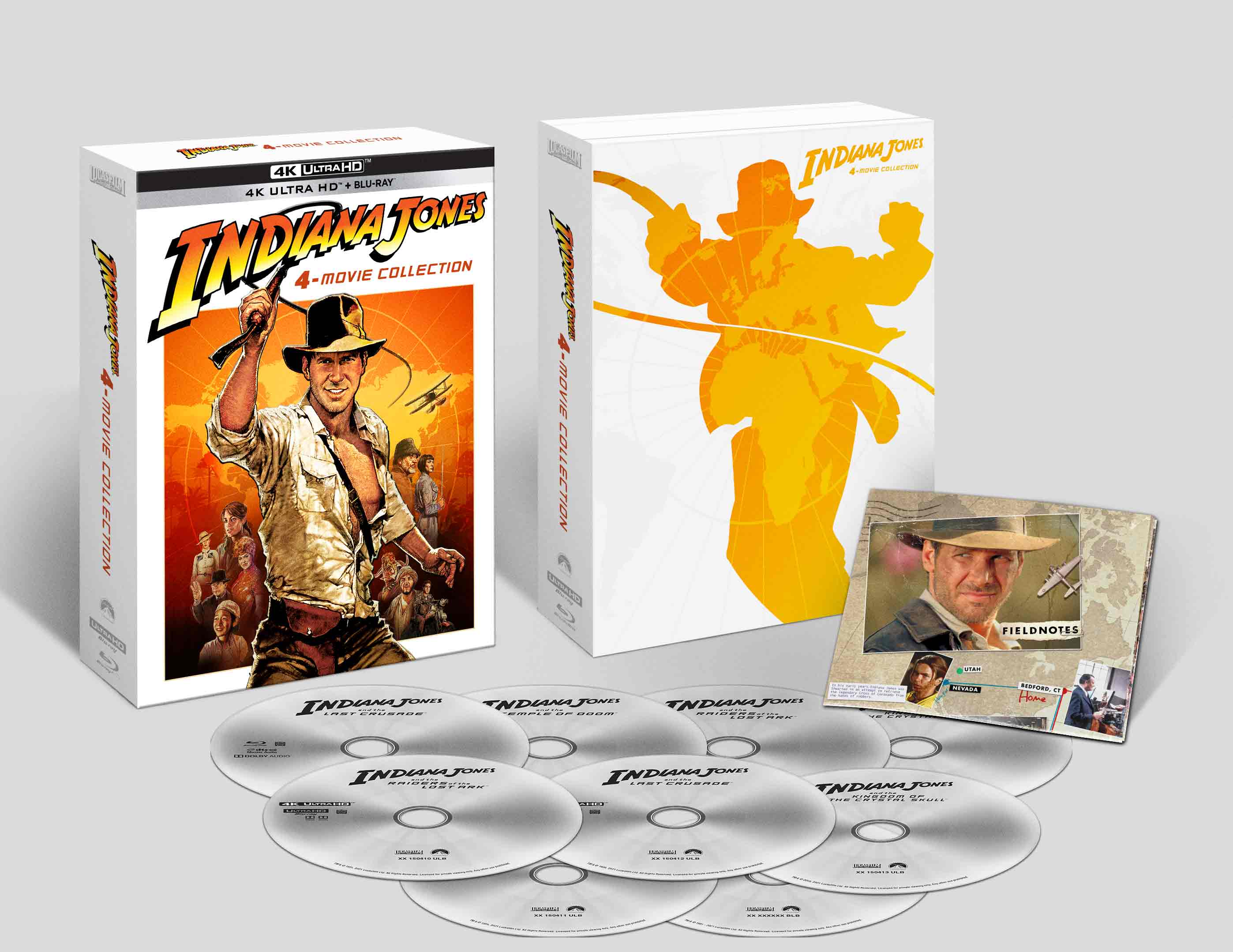 Indiana Jones - 4-Movie Collection - 4 Blu-ray 4K UHD + 5 Blu-ray + Mappa (Blu-ray) Image 3