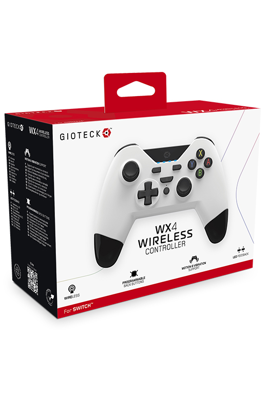 VX-4 Wireless Bluetooth Controller Bianco per Nintendo Switch VX-4 Wireless Bluetooth Controller Bianco per Nintendo Switch