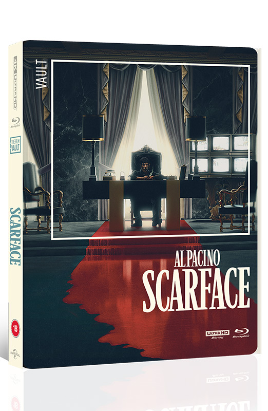 Scarface - Steelbook 4K Ultra HD + Blu-ray - Vault Edition (Blu-ray) Cover