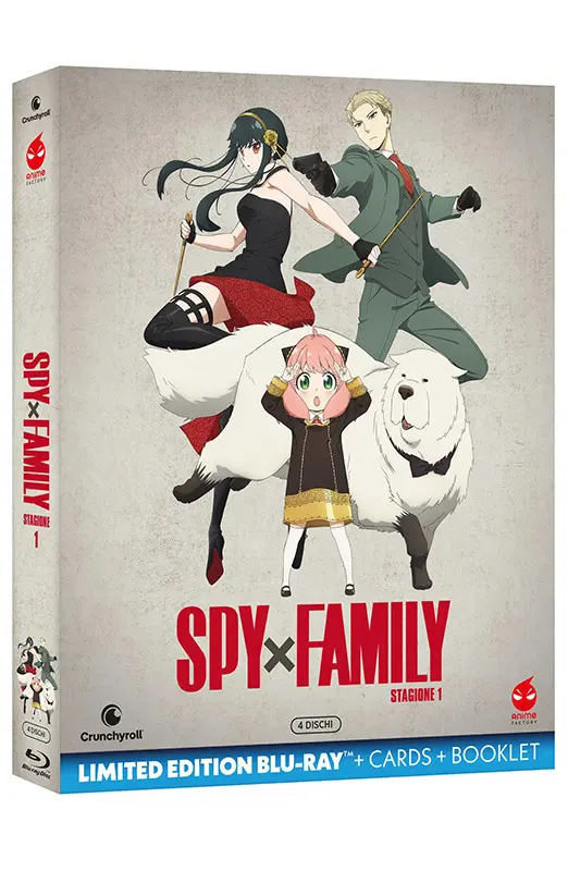 Spy x Family - Stagione 1 - Limited Edition 4 Blu-ray + Cards + Booklet (Blu-ray) Spy x Family - Stagione 1 - Limited Edition 4 Blu-ray + Cards + Booklet (Blu-ray)