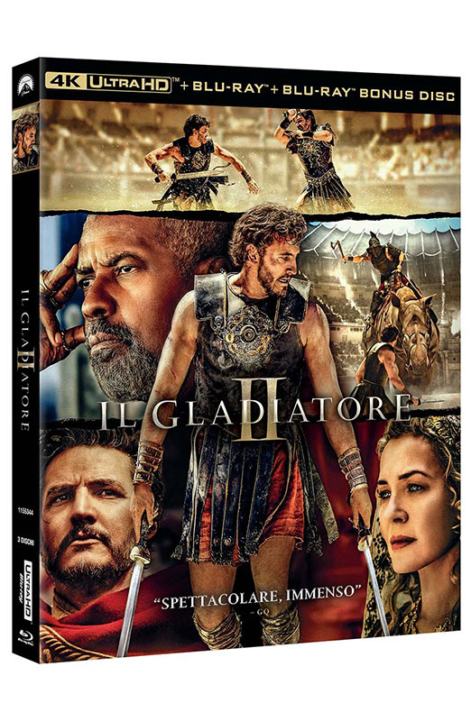Il Gladiatore II - 4K Ultra HD + Blu-ray + Blu-ray Bonus (Blu-ray) Il Gladiatore II - 4K Ultra HD + Blu-ray + Blu-ray Bonus (Blu-ray)