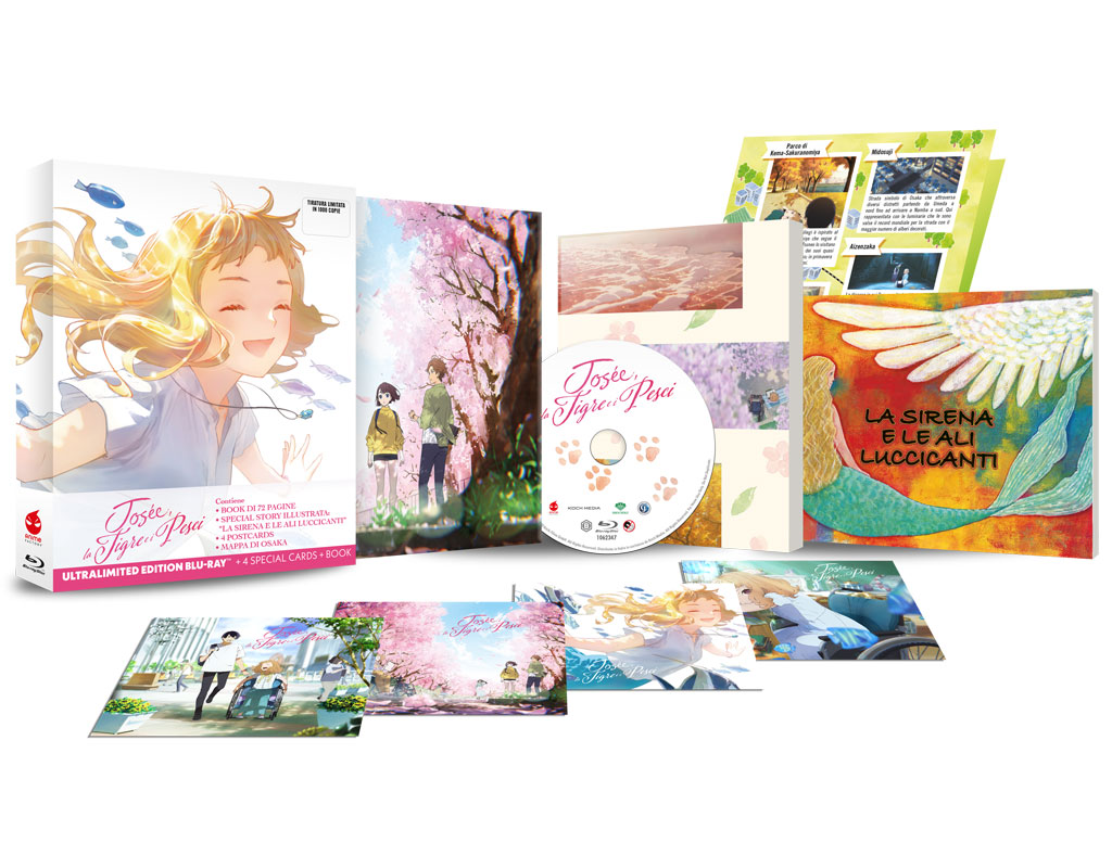 Josée, la Tigre e i Pesci - Ultralimited Edition Blu-ray + 4 Special Cards + Book + Special Story + Mappa (Blu-ray) Josée, la Tigre e i Pesci - Ultralimited Edition Blu-ray + 4 Special Cards + Book + Special Story + Mappa (Blu-ray)