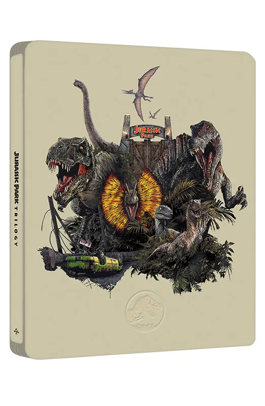 Jurassic Park - La Trilogia - Steelbook 3 4K Ultra HD (Blu-ray)