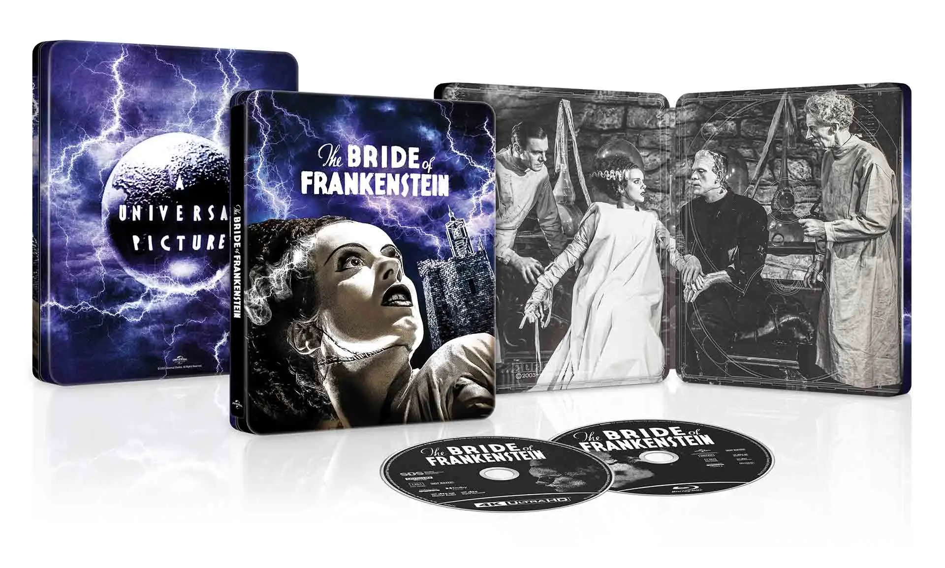 La Moglie di Frankenstein - Steelbook 4K Ultra HD + Blu-ray - Edizione 90° Anniversario (Blu-ray) La Moglie di Frankenstein - Steelbook 4K Ultra HD + Blu-ray - Edizione 90° Anniversario (Blu-ray)