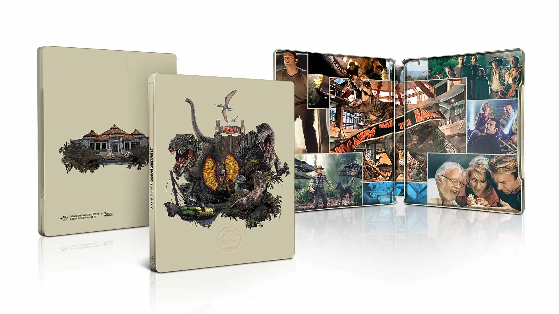 Jurassic Park - La Trilogia - Steelbook 3 4K Ultra HD (Blu-ray) Jurassic Park - La Trilogia - Steelbook 3 4K Ultra HD (Blu-ray)