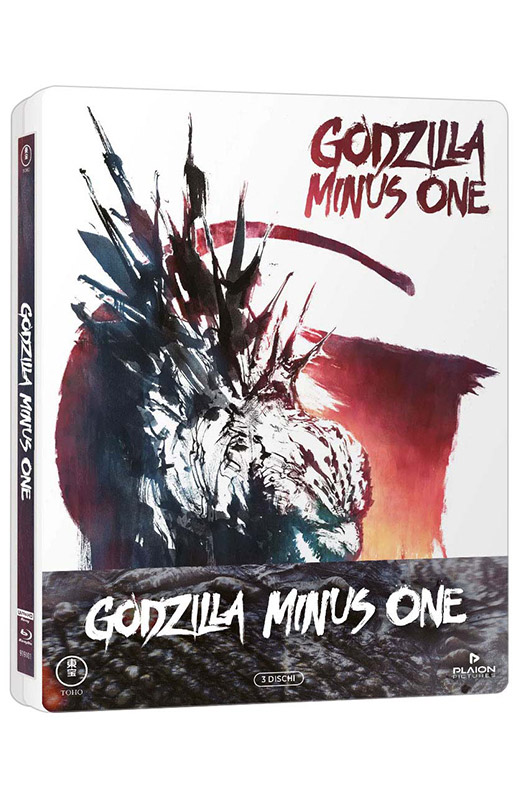 Godzilla Minus One - Steelbook 4K Ultra HD + Blu-ray + Blu-ray Bonus (Blu-ray) Cover Godzilla Minus One - Steelbook 4K Ultra HD + Blu-ray + Blu-ray Bonus (Blu-ray) Cover