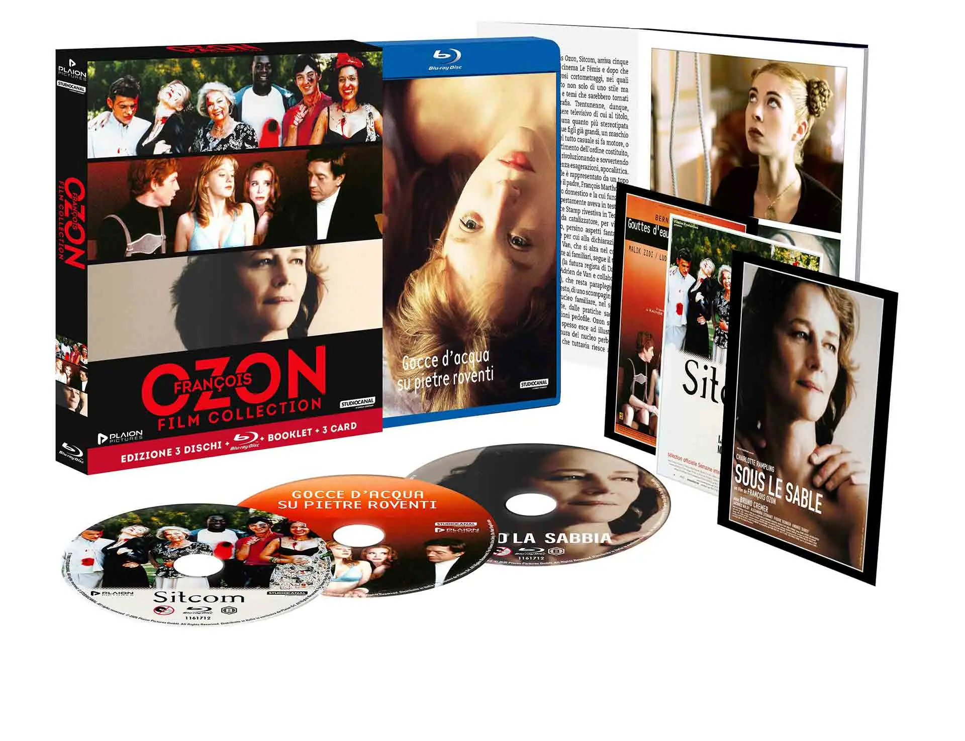 François Ozon Film Collection - Limited Edition 3 Blu-ray + Booklet + 3 Cards (Blu-ray)