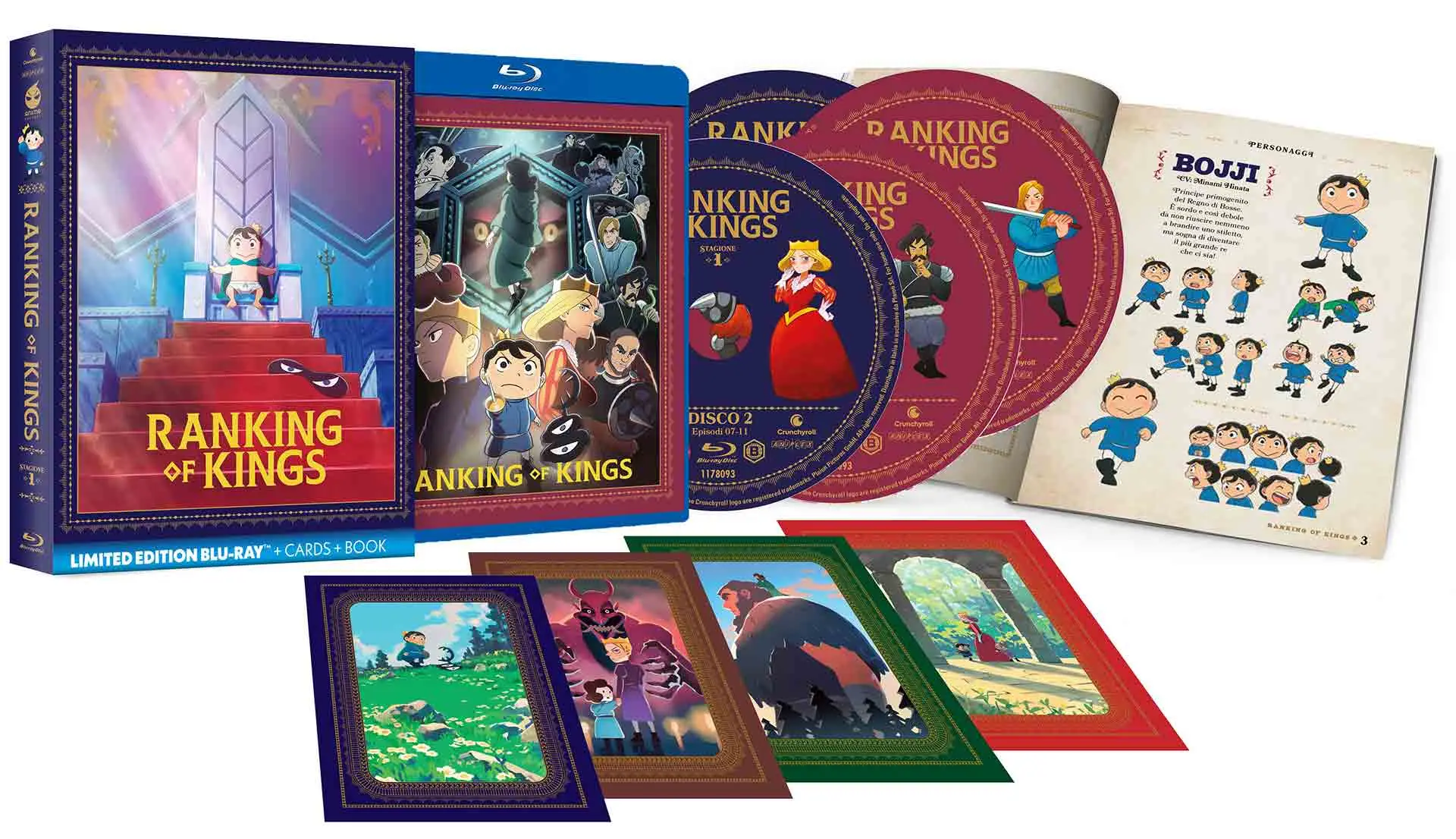 Ranking of Kings - Stagione 1 - Limited Edition Anime Factory 4 Blu-ray + Cards + Book da Collezione (Blu-ray) Ranking of Kings - Stagione 1 - Limited Edition Anime Factory 4 Blu-ray + Cards + Book da Collezione (Blu-ray)