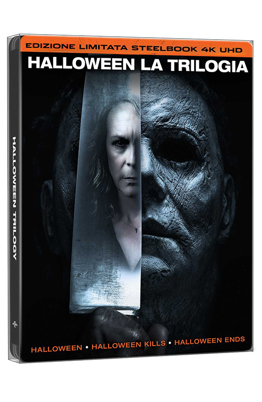 Halloween Trilogy - Steelbook 3 4K Ultra HD (Blu-ray) Book, Publication, Face, Person, Portrait