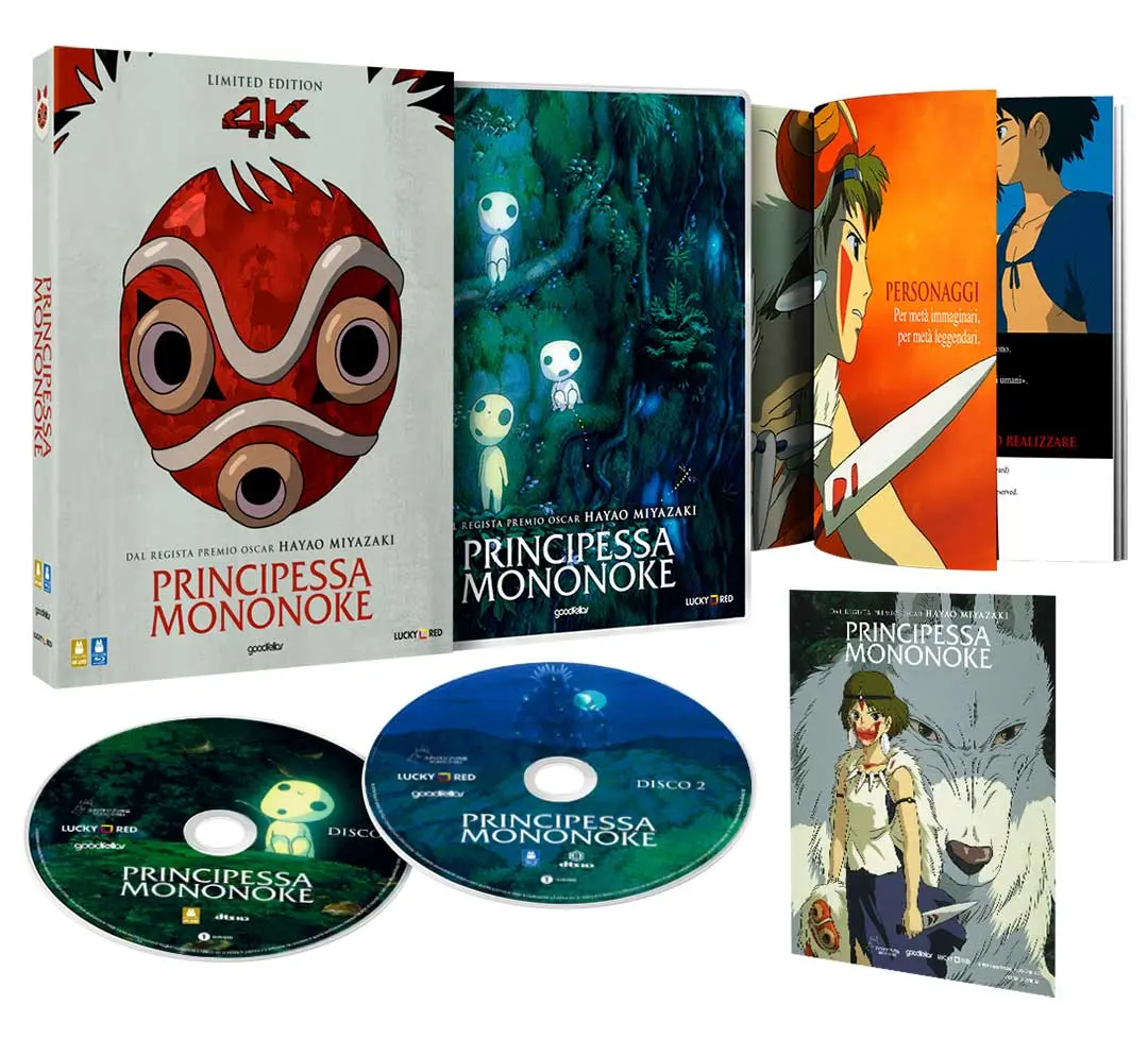 Principessa Mononoke - 4K Ultra HD + Blu-ray (Blu-ray)