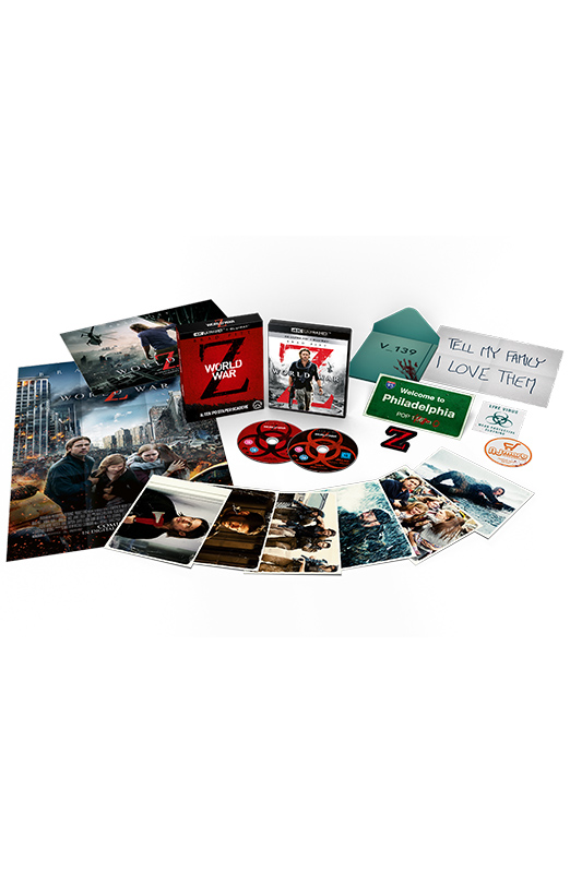 World War Z - Collector's Edition 4K Ultra HD + Blu-ray + Cards + Gadgets (Blu-ray) Cover