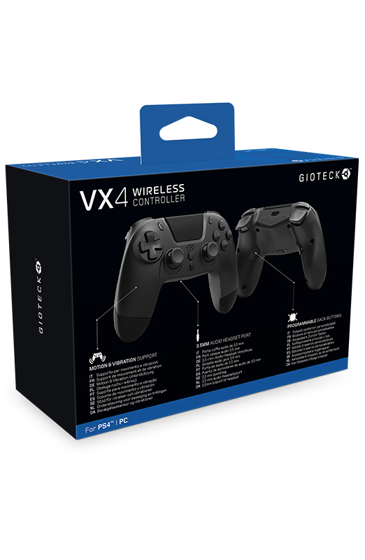 VX-4 Wireless Bluetooth Controller Nero Cover VX-4 Wireless Bluetooth Controller Nero Cover