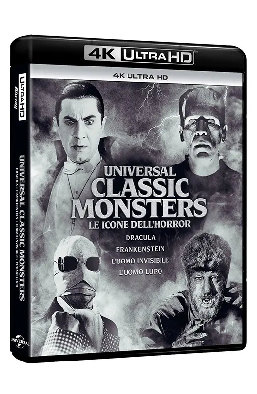 Universal Classic Monsters - Le Icone dell'Horror - 4 4K Ultra HD + 4 Blu-ray (Blu-ray) Universal Classic Monsters - Le Icone dell'Horror - 4 4K Ultra HD + 4 Blu-ray (Blu-ray)