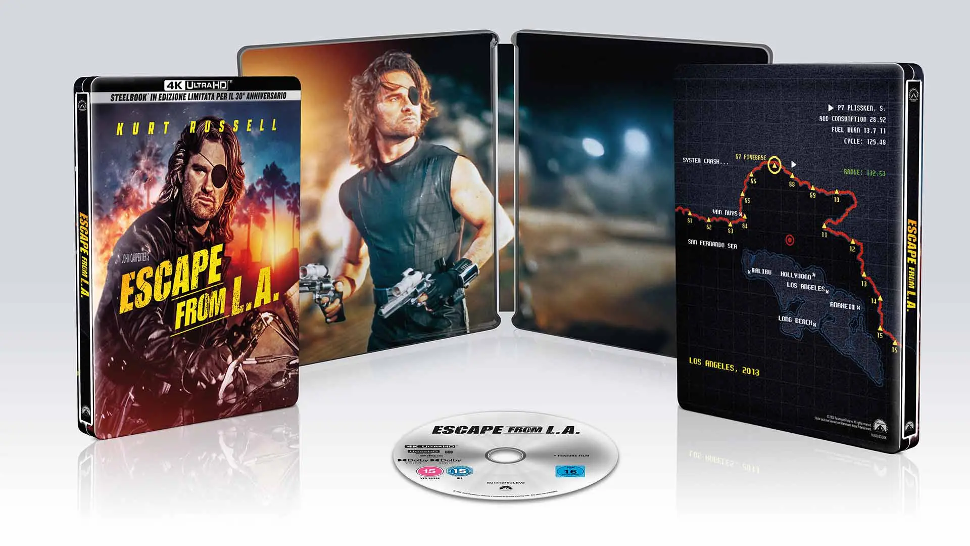 Fuga Da Los Angeles - Steelbook 4K Ultra HD - Edizione 30° Anniversario (Blu-ray)