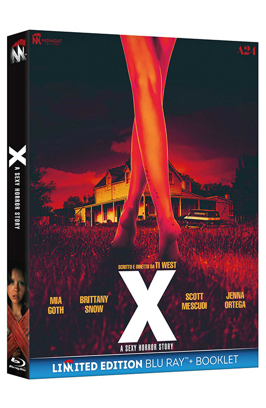 X - A Sexy Horror Story - Limited Edition Blu-ray + Booklet - VM18 (Blu-ray)