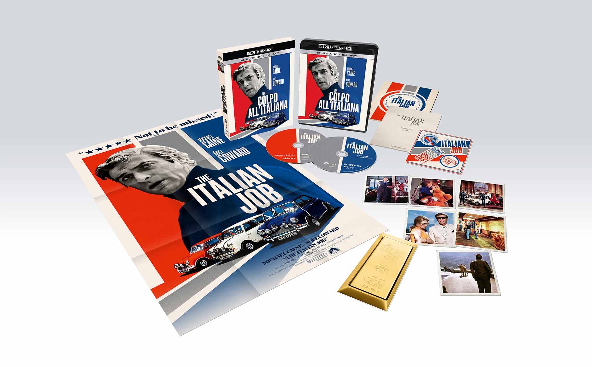 Un Colpo all'Italiana - Limited Edition 4K Ultra HD + Blu-ray + Gadgets - Edizione 55° Anniversario (Blu-ray) Un Colpo all'Italiana - Limited Edition 4K Ultra HD + Blu-ray + Gadgets - Edizione 55° Anniversario (Blu-ray)