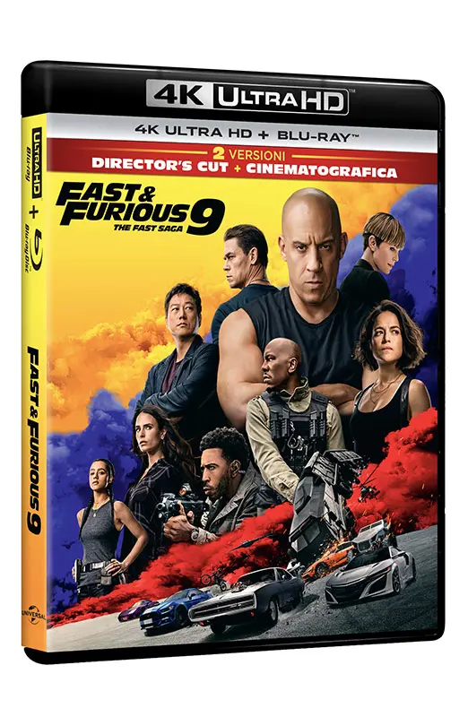 Fast & Furious 9 - 4K Ultra HD + Blu-ray - Director's Cut + Cinematografica (Blu-ray) Fast & Furious 9 - 4K Ultra HD + Blu-ray - Director's Cut + Cinematografica (Blu-ray)