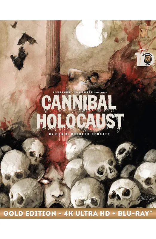 Cannibal Holocaust - Limited Edition Midnight Gold 4K Ultra HD + Blu-ray + Blu-ray Bonus + Booklet + Card (Blu-ray)