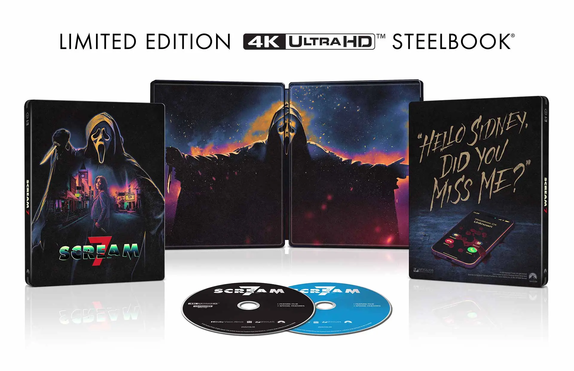 Scream 7 - Steelbook 4K Ultra HD + Blu-ray (Blu-ray)