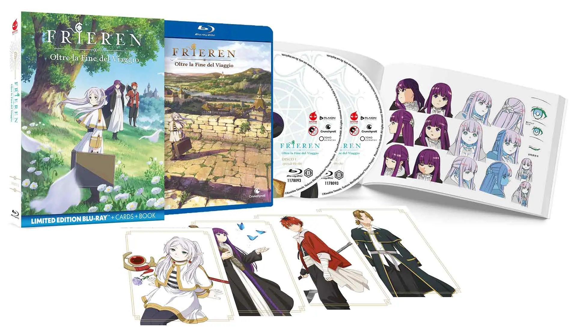 Frieren - Oltre la Fine del Viaggio - Parte 1 - Limited Edition Anime Factory 2 Blu-ray + Cards + Booklet (Blu-ray) 
