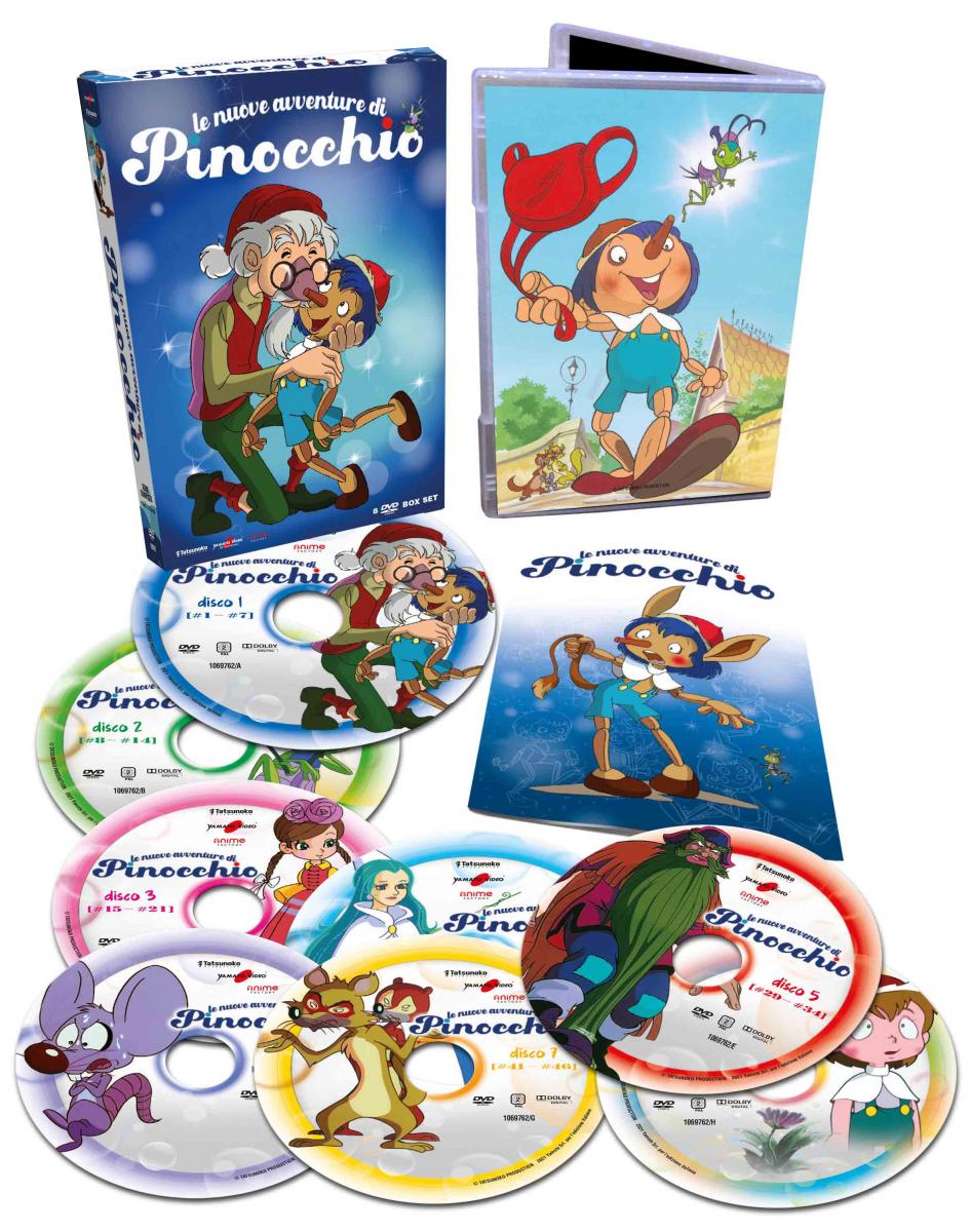Le Nuove Avventure di Pinocchio - Serie Completa - 8 DVD (DVD) Image 3
