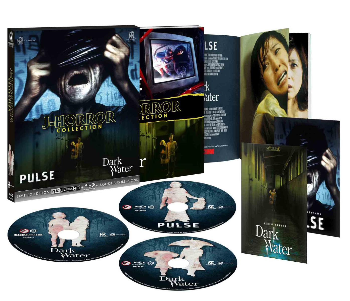 J-Horror Collection - Limited Edition Midnight Classics 4K Ultra HD + 2 Blu-ray + Book da Collezione (Blu-ray) J-Horror Collection - Limited Edition Midnight Classics 4K Ultra HD + 2 Blu-ray + Book da Collezione (Blu-ray)