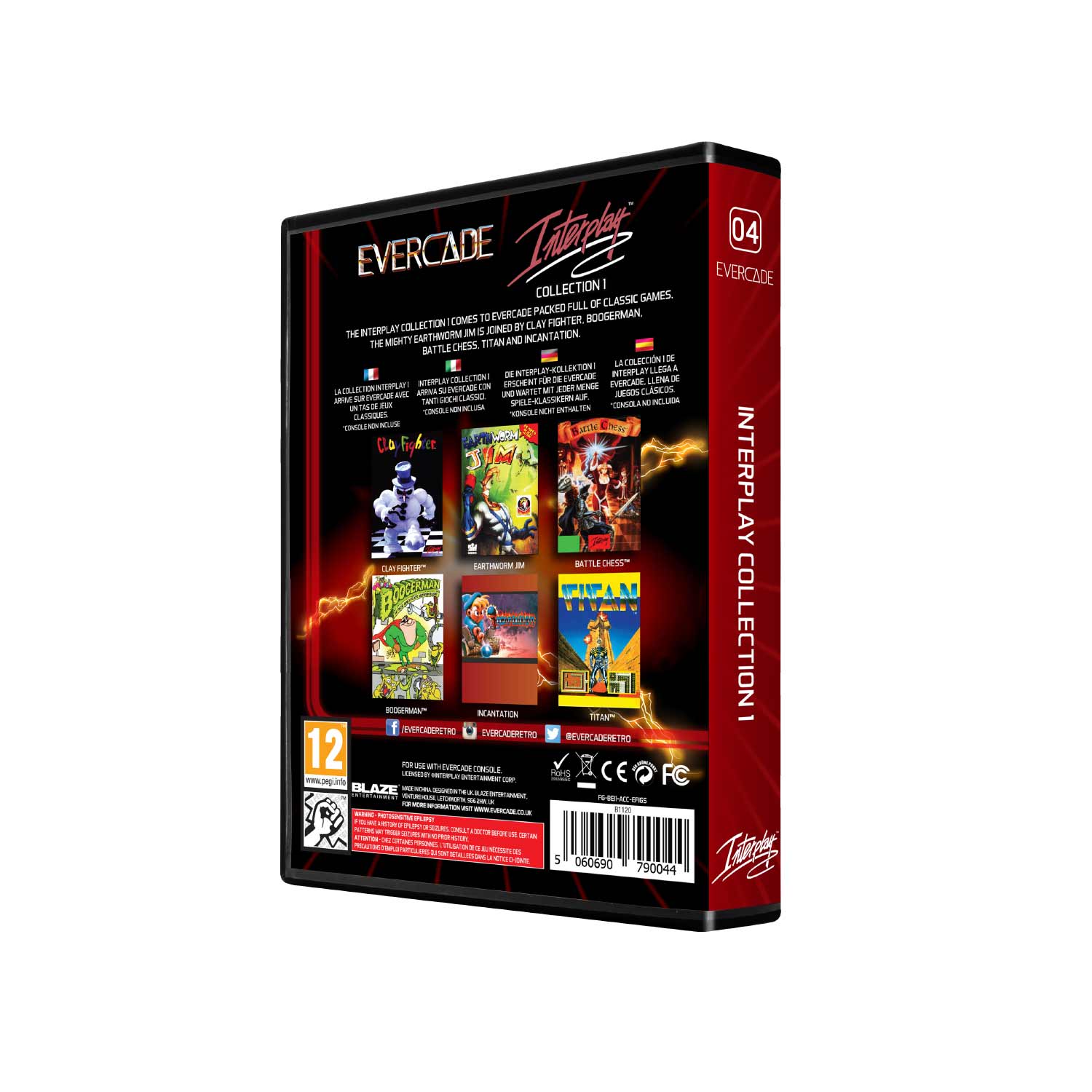 Evercade Interplay Collection 1 - Cartuccia Evercade Interplay Collection 1 - Cartuccia