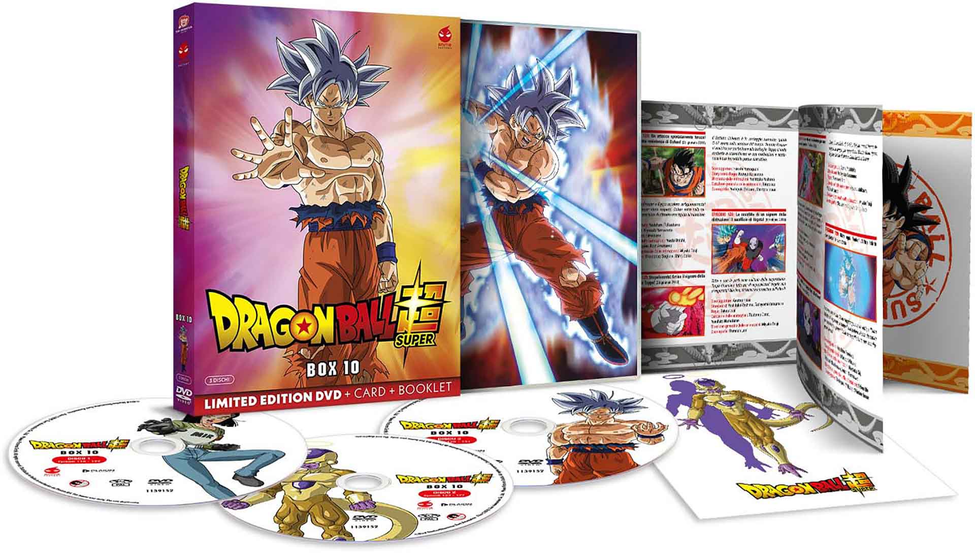 Dragon Ball Super - Volume 10 - Limited Edition Anime Factory 3 DVD + Card + Booklet (DVD) Image 2