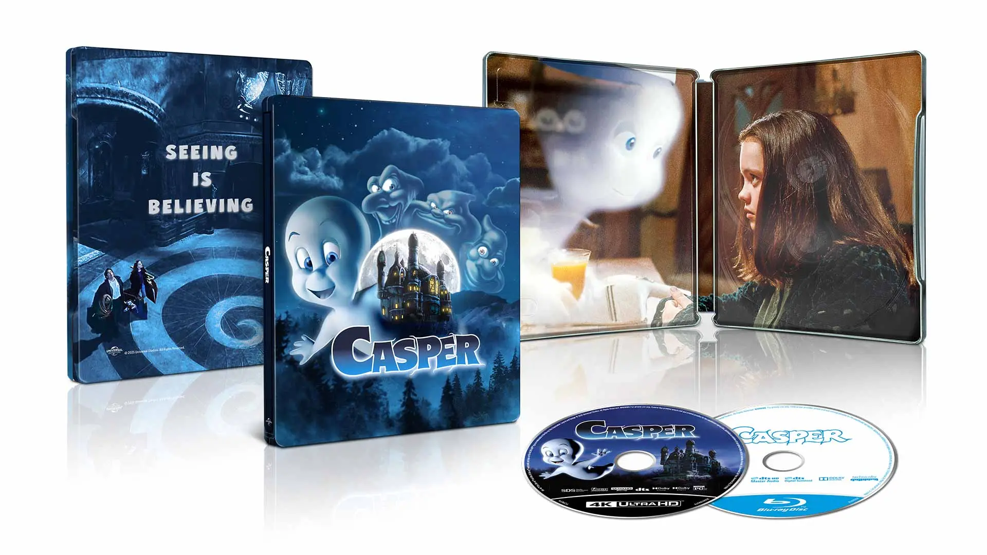 Casper - Steelbook 4K Ultra HD + Blu-ray - Edizione 30° Anniversario (Blu-ray) Casper - Steelbook 4K Ultra HD + Blu-ray - Edizione 30° Anniversario (Blu-ray)