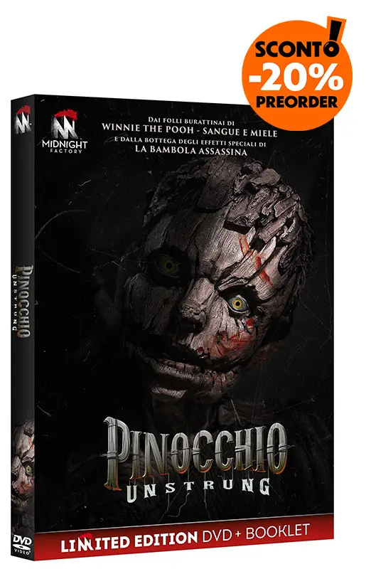 Pinocchio: Unstrung - Limited Edition Midnight Factory DVD + Booklet (DVD)
