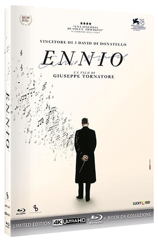 Ennio - Limited Edition 4K Ultra HD + Blu-ray (Blu-ray) Cover