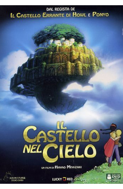 Il Castello nel Cielo - DVD (DVD) Cover Advertisement, Poster, Person, Book, Publication